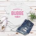 Promoted To Bubbe Baby Reveal Gift Jewish Grandma Women T-shirt Unique Gifts