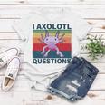 Retro I Axolotl Questions Funny Cute Axolotl Women T-shirt Funny Gifts