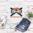 School Is Important But Skiing Is Importanter Women T-shirt Funny Gifts