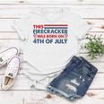 This Firecracker Was Born On 4Th Of July Patriotic Birthday Women T-shirt Unique Gifts