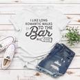 Womens I Like Long Romantic Walks To The Bar Funny Drinking Women T-shirt Unique Gifts