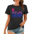 Bi Wife Energy Bisexual Pride Bisexual Rainbow Flag Bi Pride V2 Women T-shirt