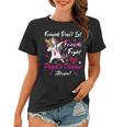 Friends Dont Let Friends Fight Pagets Disease Alone Unicorn Pink Ribbon Pagets Disease Pagets Disease Awareness Women T-shirt