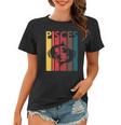 Retro Pisces Zodiac Sign February March Birthday Gift Pisces Women T-shirt