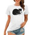 Cat Cut Cat Cat Lovers Black Cat Funny Cat Birthday Cat Gift Cat Danger Kitty V3 Women T-shirt