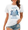 Cute Axolotl Facing Extinction Women T-shirt