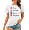 Eat Sleep Game Repeat Women T-shirt