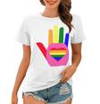 Lgbt Pride Month Lgbt History Month Slogan Shirt Lgbt Hand Women T-shirt