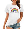 Love Wins Lgbt Kawaii Cute Anime Rainbow Flag Pocket Design Women T-shirt