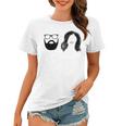 Man With Beard And Glasses With Woman Wavy Hair Women T-shirt