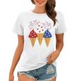 Memorial Day 4Th Of July Holiday Patriotic Ice Cream Women T-shirt