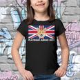 70Th Anniversary Platinum Jubilee Cute Corgi Youth T-shirt 70Th Anniversary Platinum Jubilee Cute Corgi Youth T-shirt