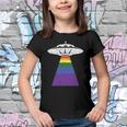 Alien Abduction Gay Pride Lgbtq Gaylien Ufo Proud Ally Youth T-shirt