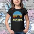 Arvada Colorado Mountains Vintage Retro Youth T-shirt