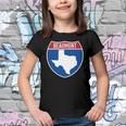 Beaumont Texas Tx Interstate Highway Vacation Souvenir Youth T-shirt
