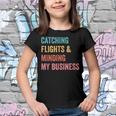 Catching Flights & Minding My Business Youth T-shirt