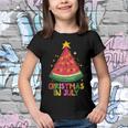 Cute Watermelon Christmas In July Kids Summer Vacation Youth T-shirt