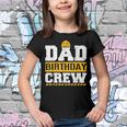 Dad Birthday Crew Construction Birthday Party Supplies Youth T-shirt