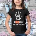 Enough End Gun Violence No Gun Anti Violence No Gun Youth T-shirt