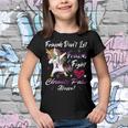 Friends Dont Let Friends Fight Chronic Pain Alone Unicorn Purple Ribbon Chronic Pain Support Chronic Pain Awareness Youth T-shirt