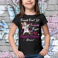 Friends Dont Let Friends Fight Pagets Disease Alone Unicorn Pink Ribbon Pagets Disease Pagets Disease Awareness Youth T-shirt