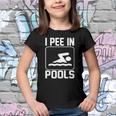 I Pee In Pools Funny Youth T-shirt