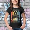 Level 13 Unlocked Official Nager 13Th Birthday Gamer Youth T-shirt