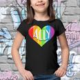 Lgbtq Ally For Gay Pride Men Women Children Youth T-shirt