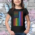 Lgbtq American Flag Pride Rainbow Gay Lesbian Bi Transgender Youth T-shirt