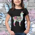 Mama Llama Floral V2 Youth T-shirt