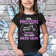 Motorcycle Real Princesses Wear Biker 483 Shirt Youth T-shirt