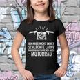 Motorcycle Saying Funny Motorbiker 476 Shirt Youth T-shirt