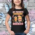 My Favorite Cookies Call Me Meemaw 882 Shirt Youth T-shirt