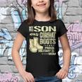 My Son Wears Combat Boots Proud 691 Shirt Youth T-shirt