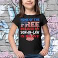 My Soninlaw Is Brave Home Of The Free 687 Shirt Youth T-shirt