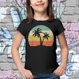 Palm Tree Vintage Retro Style Tropical Beach Youth T-shirt