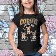 Pembroke Welsh Corgi Untoasted Toasted Burnt Dog Lovers V4 Youth T-shirt