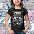 Ping Name Gift Ping Blood Runs Through My Veins Youth T-shirt