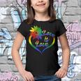 Rainbow Sunflower Love Is Love Lgbt Gay Lesbian Pride V2 Youth T-shirt