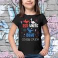 Red White & Blue Cousin Crew 4Th Of July Kids Usa Dinosaurs Youth T-shirt