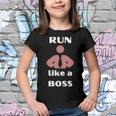 Run Like A Boss Funny Quote Youth T-shirt