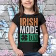 St Patricks Day Beer Drinking Ireland - Irish Mode On Youth T-shirt