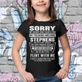 Stephens Name Gift Sorry My Heart Only Beats For Stephens Youth T-shirt