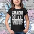 Straight Outta Elementary School Graduation Class 2022 Funny Youth T-shirt