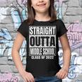 Straight Outta Middle School Graduation Class 2022 Funny Youth T-shirt