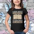 Vintage Censorship Book Reading Nerd I Read Banned Books Youth T-shirt