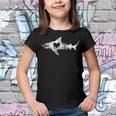 Vintage Shark Silhouette Hammerhead Shark Tiger Shark Heart 158 Trending Shirt Youth T-shirt