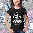 Whited Name Gift Keep Calm And Let Whited Handle It Youth T-shirt