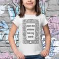 Black White Gothic Medieval Youth T-shirt