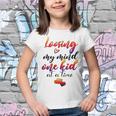 Cute Mom Loosing My Mind One Kid At A Time Mothers Day Gif Youth T-shirt